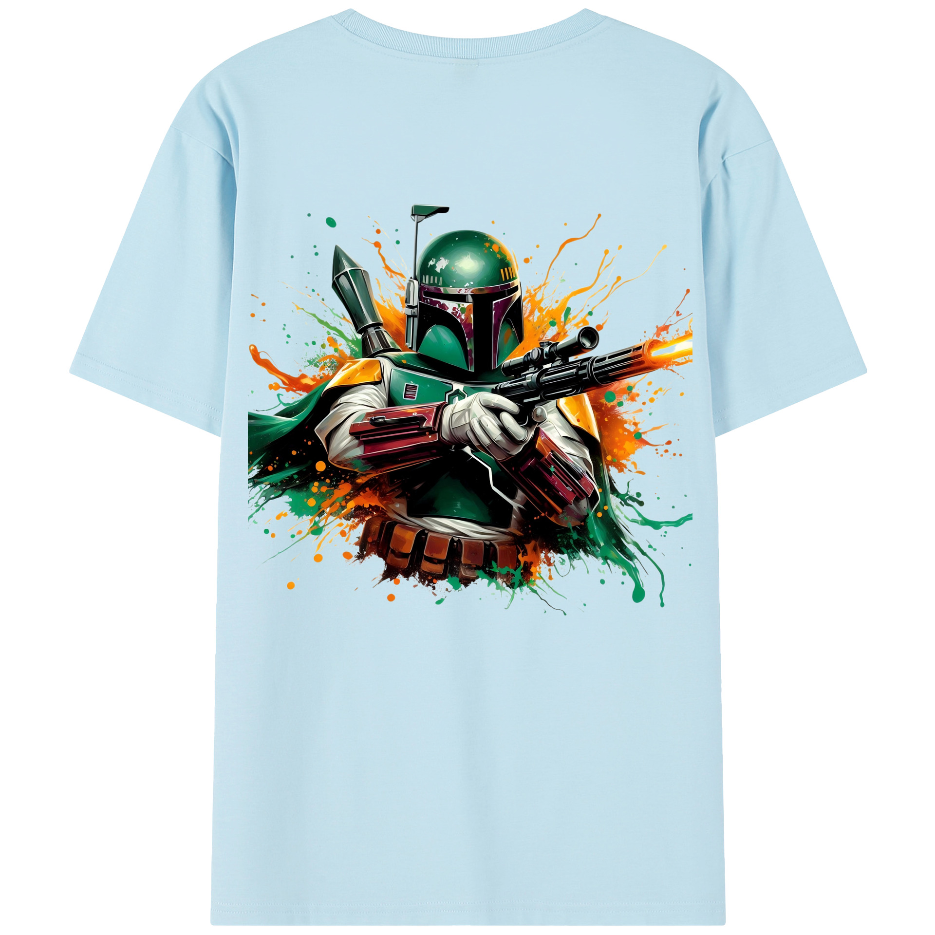 （画像用） スター・ウォーズ Star Wars 綿100％半袖Tシャツ（背面プリント）